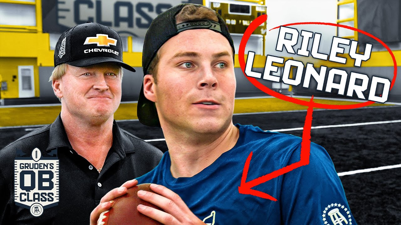 Colts QB Riley Leonard in Gruden’s NFL Draft Class 🏈