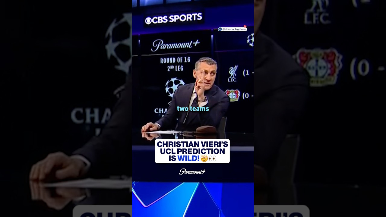 Vieri's Bold Champions League Prediction 🔮