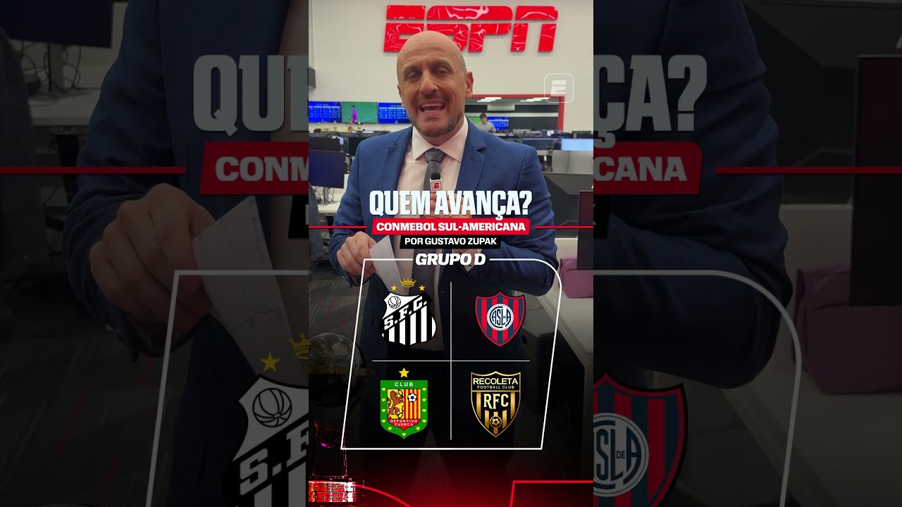 Quem lidera os grupos da Conmebol Sul-Americana? 👀