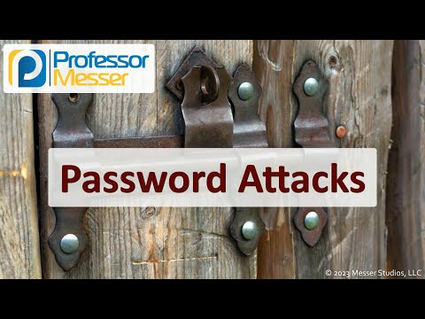 Understanding Password Attacks - CompTIA Security+ SY0-701 - 2.4