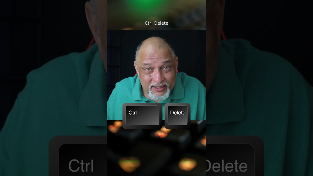 How to delete! Keyboard shortcuts