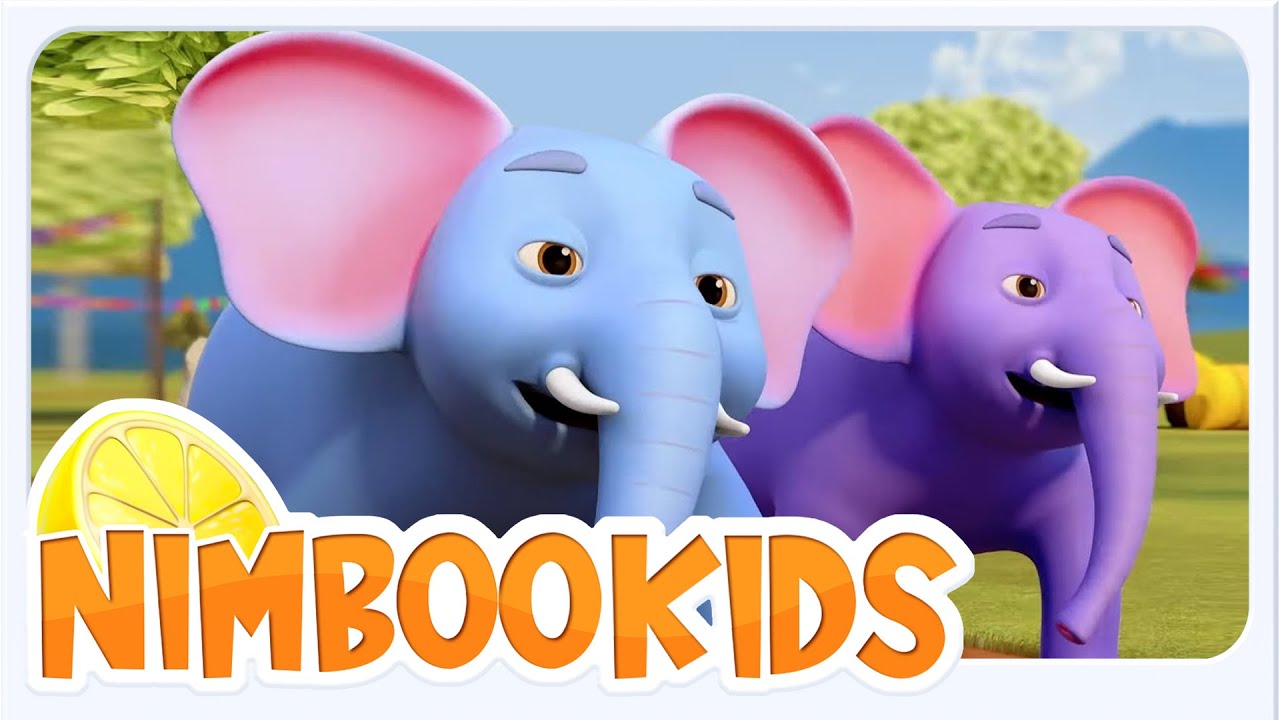 Ek Mota Hathi Khelne Gaya 🐘 - Fun Hindi Cartoon Song & Baby Video