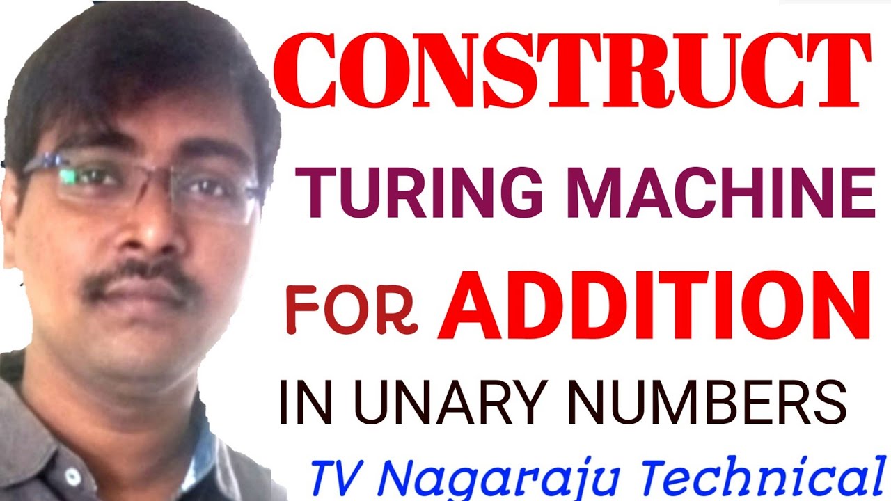 Learn How to Build a Turing Machine for Addition Using Unary Numbers β