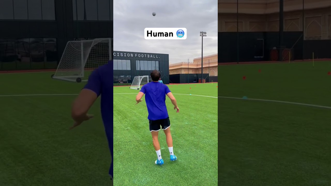 Epic Showdown: Robot vs Human in Football Skills! 🤖⚽