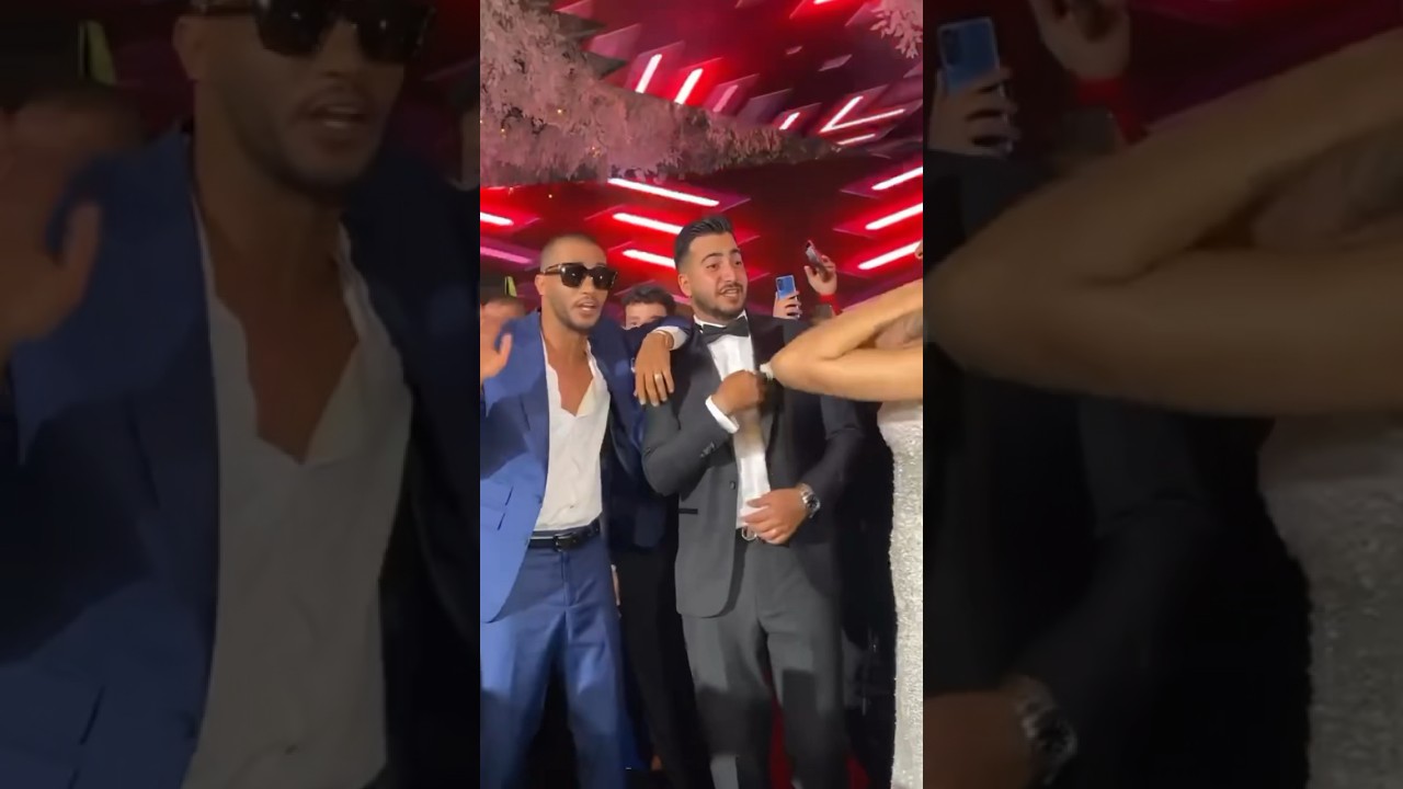 محمد رمضان يُشعل فرحة ابنة خالد صلاح مع عصام السقا 🎶