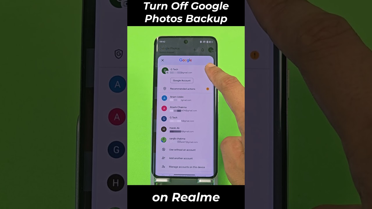 Disable Google Photos Backup on Realme 📱