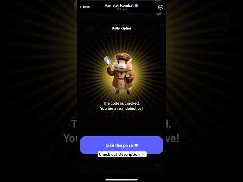 Hamster Kombat 07 August Daily Cipher Code