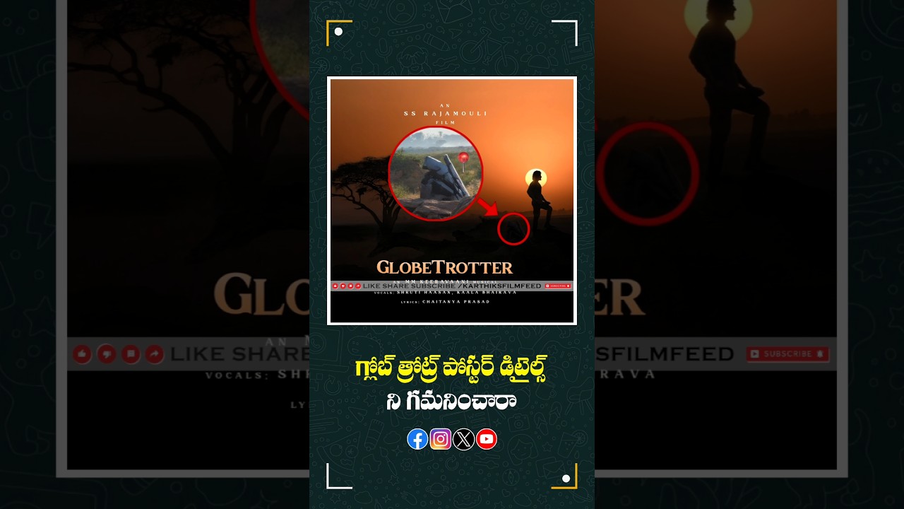 Shocking Details in #Globetrotter Poster ✨