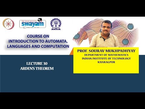 Lecture 30: Arden’s Theorem