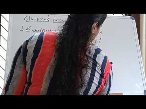 Classical Encryption Techniques - 1