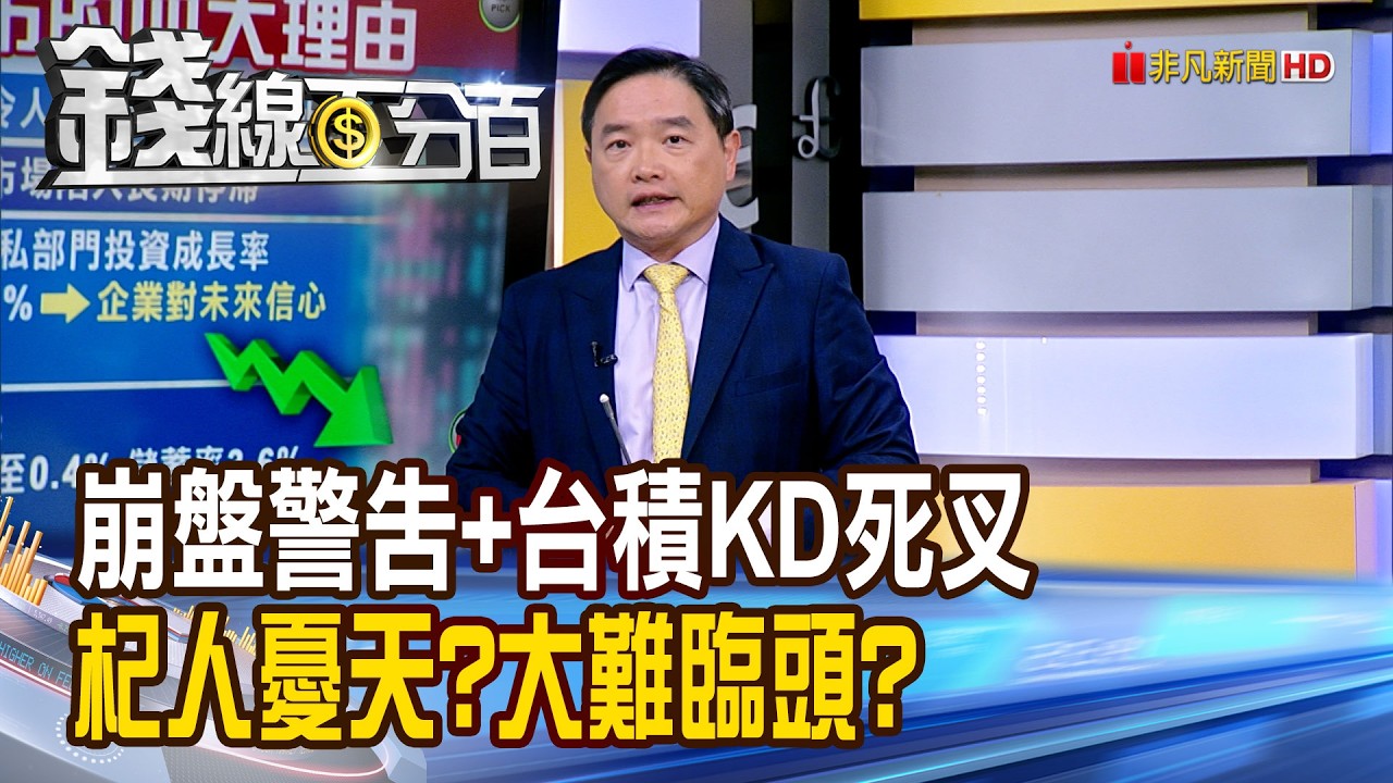 崩盤警告與台積KD死叉，危機來臨？📉