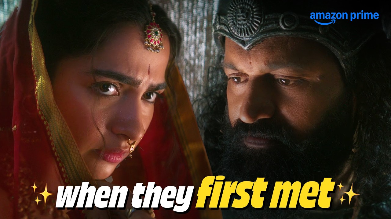 Rishab Shetty Meets Rukmini Vasanth in Kantara 📽️