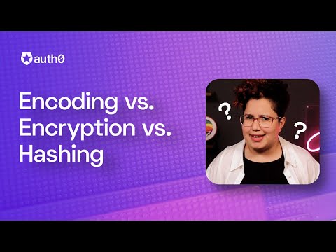 Encoding, Encryption and Hashing -- What's the Difference?