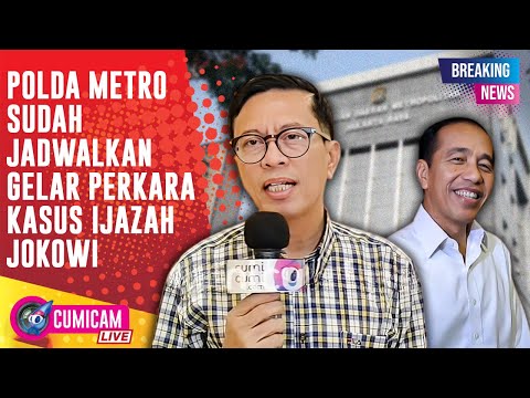 BREAKING NEWS! Gelar Perkara Kasus Ijazah Pak Jokowi di Polda Metro Jaya Sudah Dijadwalkan