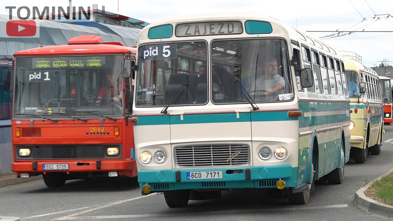 Autobusový Den Pid Praha 2023 🚍 | Historické autobusy Karosa, Škoda a Ikarus v Letňanech