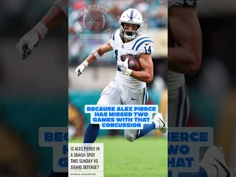 Why Alec Pierce WILL EXPLODE in week 8 vs the Tennessee Titans Defense #fantasyfootballadvice