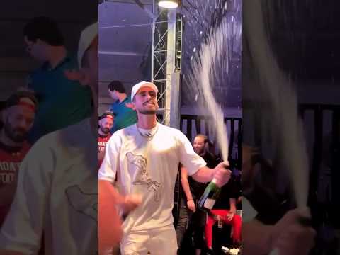 A.L.A - Drill rapper Tunisian A.L.A swigs from bottle of '£300 champagne'😱