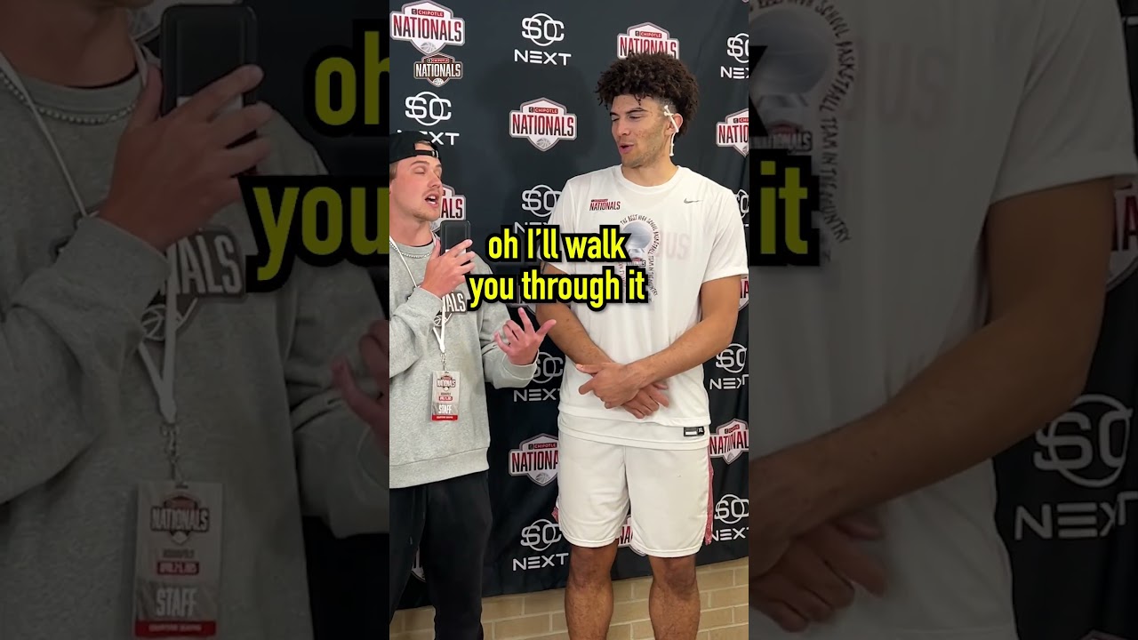 Cayden Boozer on Time Winner at Chipotle Nationals π