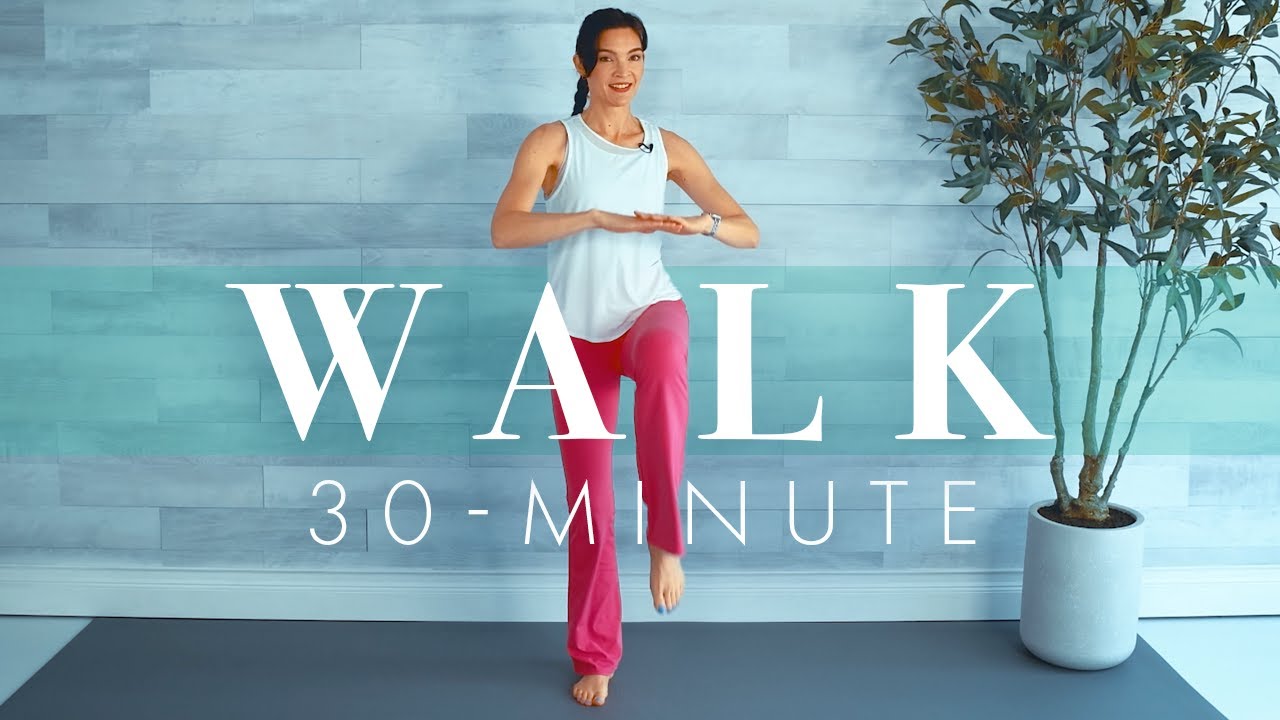 30 Minute Walking Workout for Beginners & Seniors! Low Impact & to the Music Beat!