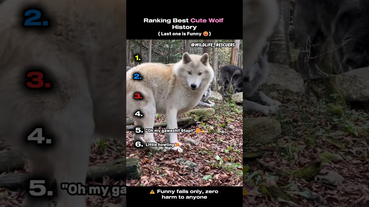 Top Cute Wolves in History 🐺