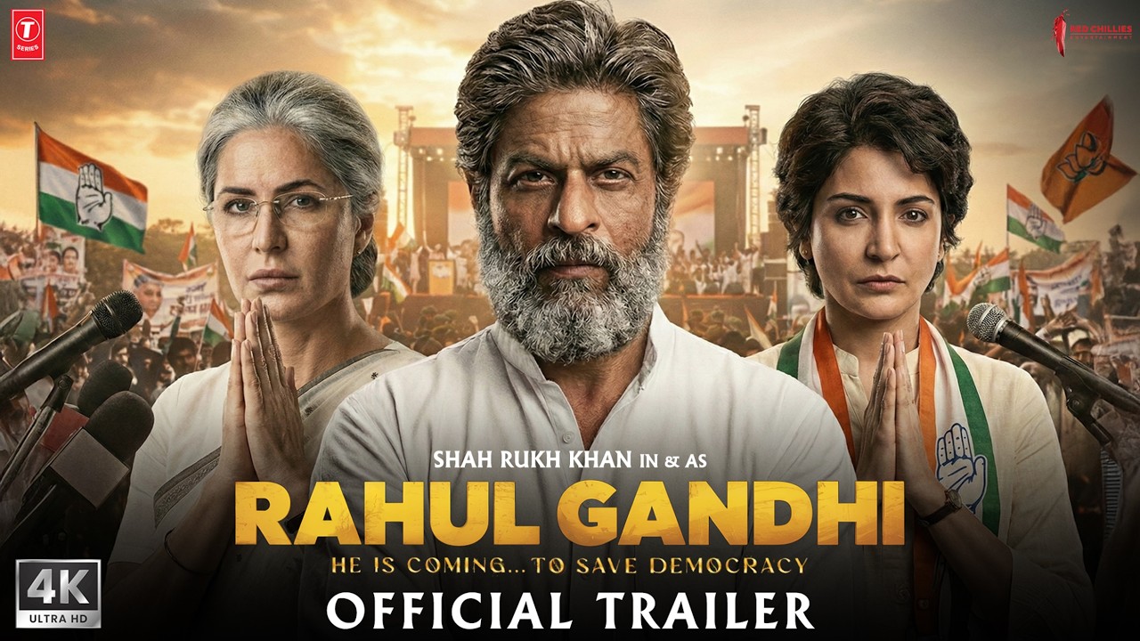 Rahul Gandhi Fan-Made Trailer with ShahRukh Khan 🎬