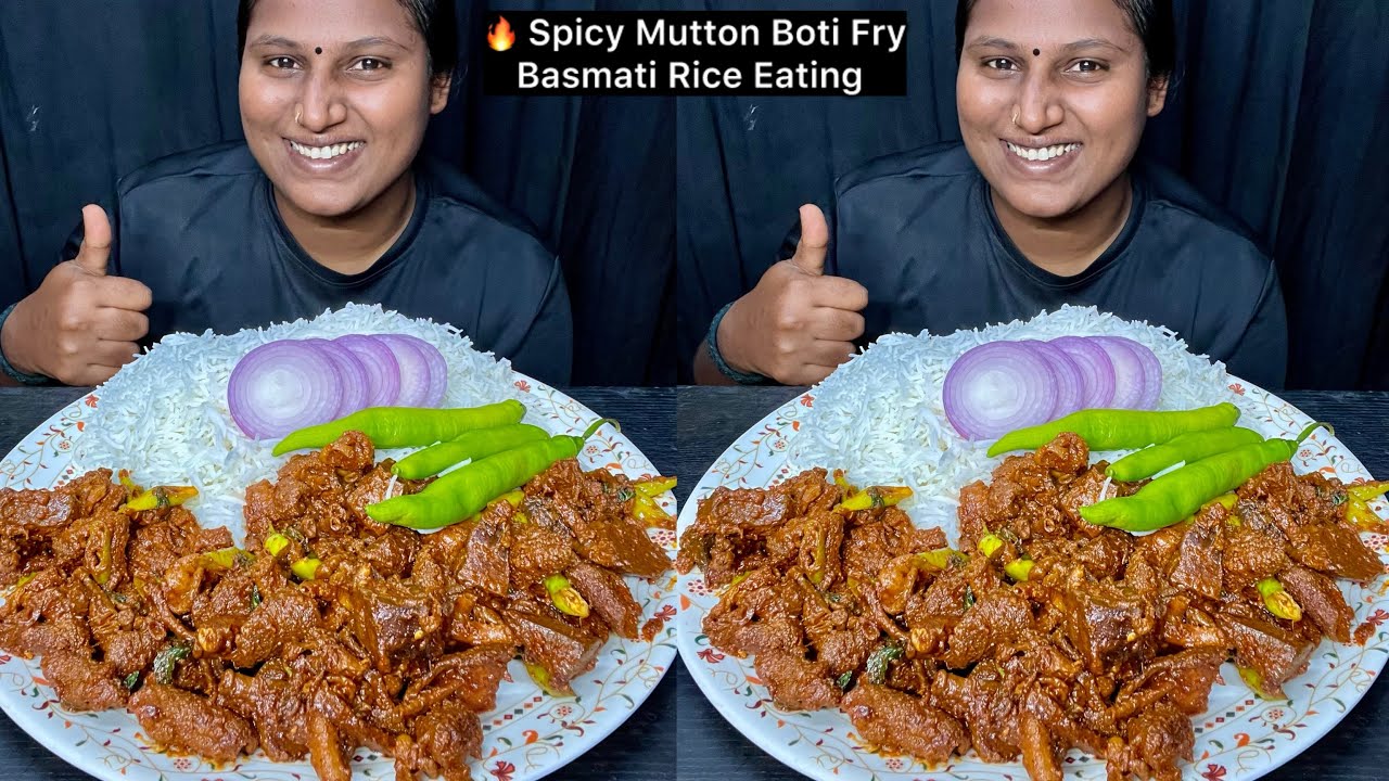 Spicy Mutton Boti Curry & Basmati Rice Challenge ๐