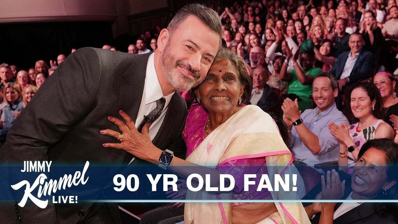 Jimmy Kimmel Meets 90-Year-Old Superfan in Brooklyn 🎤
