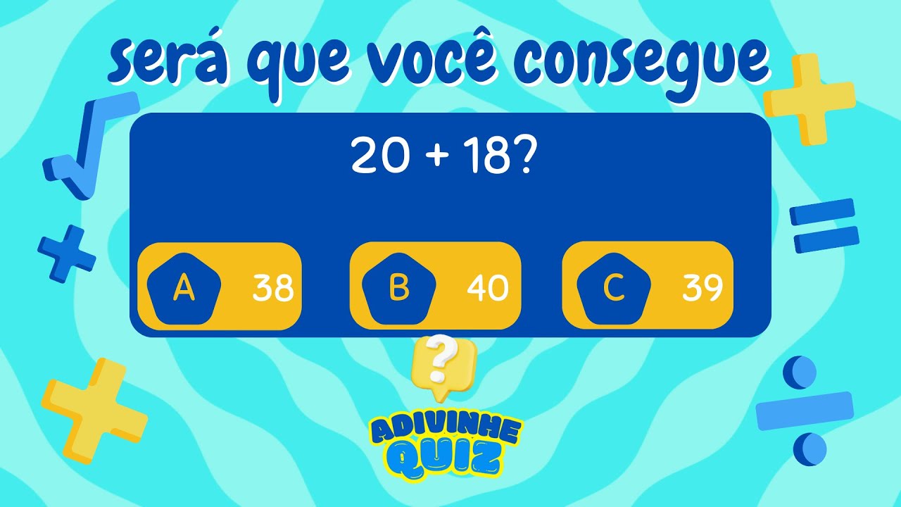 Quiz de Matemática: Adição e Subtração para Crianças de 8 a 13 Anos