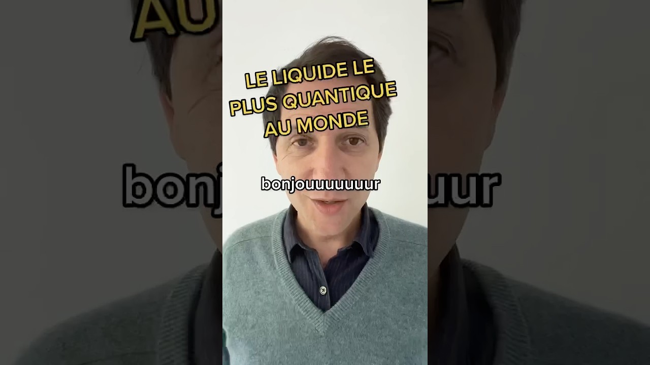 Le liquide le plus quantique au monde (short n°52)