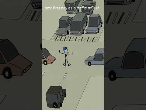 My First Day as a Traffic Officer 🤣🤣 (4K Memes)