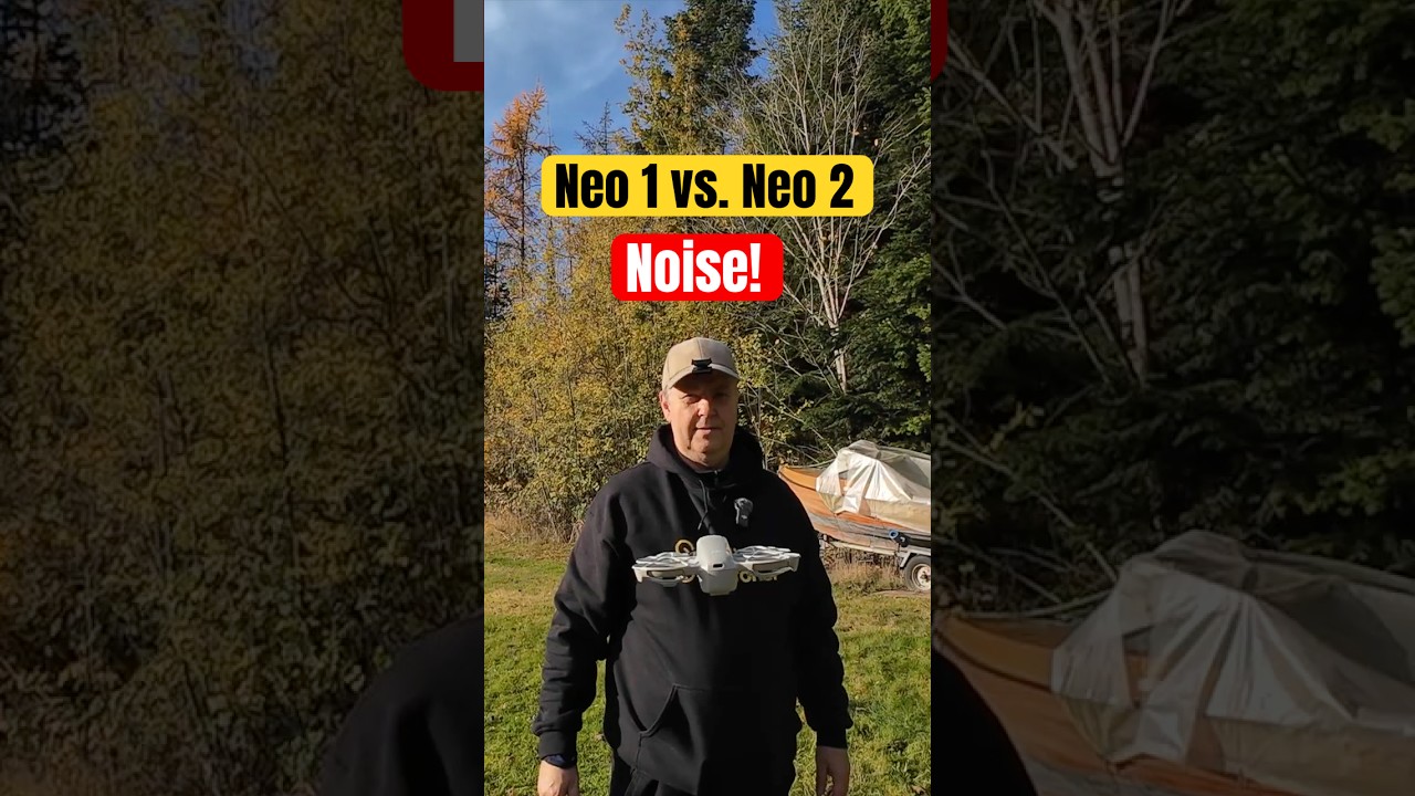 Noise Comparison DJI Neo 2 vs Neo 1