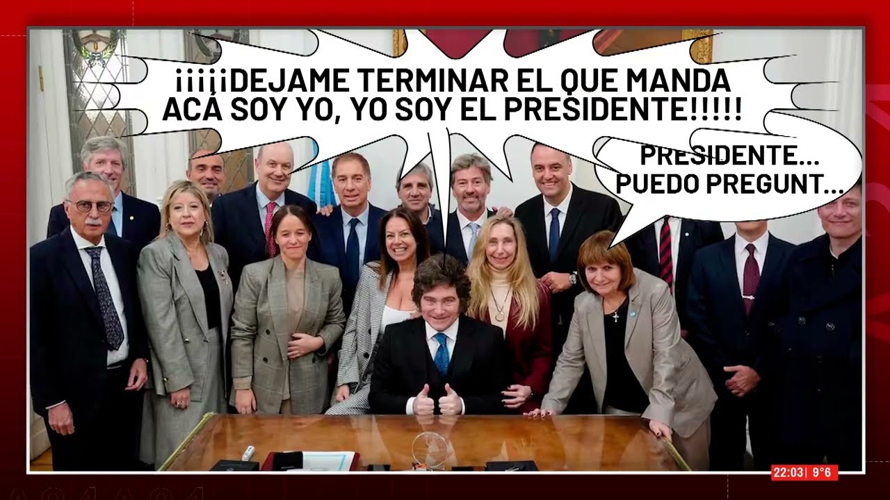 🔴 JAVIER MILEI EN LLAMAS: "EL QUE MANDA SOY SOY"