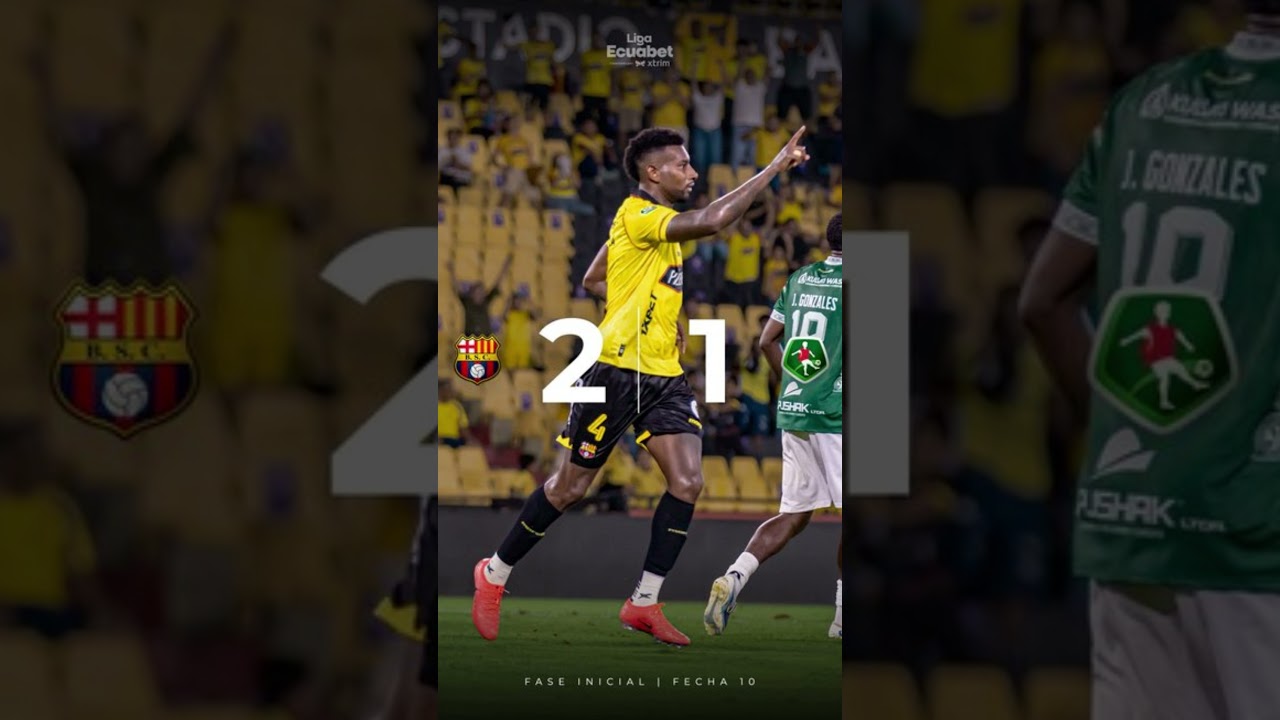 Victoria clave para Barcelona SC 2-1 Mushuc Runa ⚽