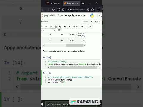 How to apply OneHotEncoder on Label column in python | Codersarts