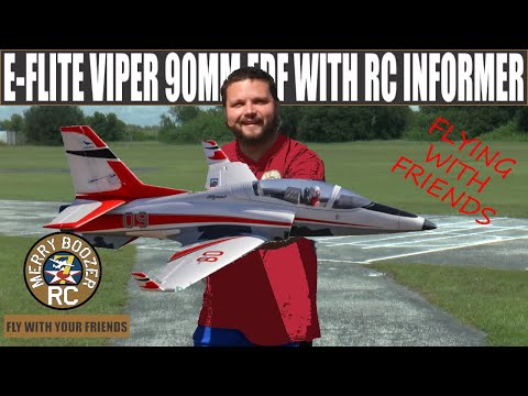 E-flite Viper 90mm EDF Jet BNF Basic with AS3X and SAFE Select, 1400mm With The @RCINFORMER