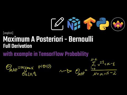 Maximum A Posteriori Estimate (MAP) for Bernoulli | Derivation & TensorFlow Probability