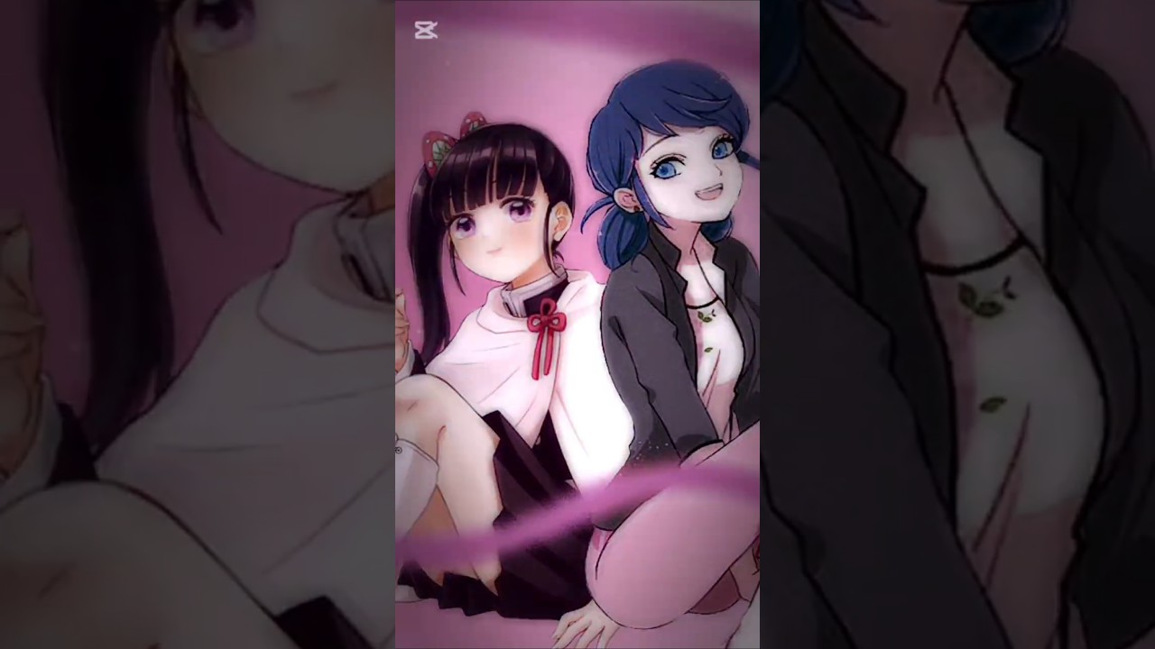 Kanao & Marinette TikTok Trend 🌸 | Habibi Challenge with Demonslayer & Miraculous Fans