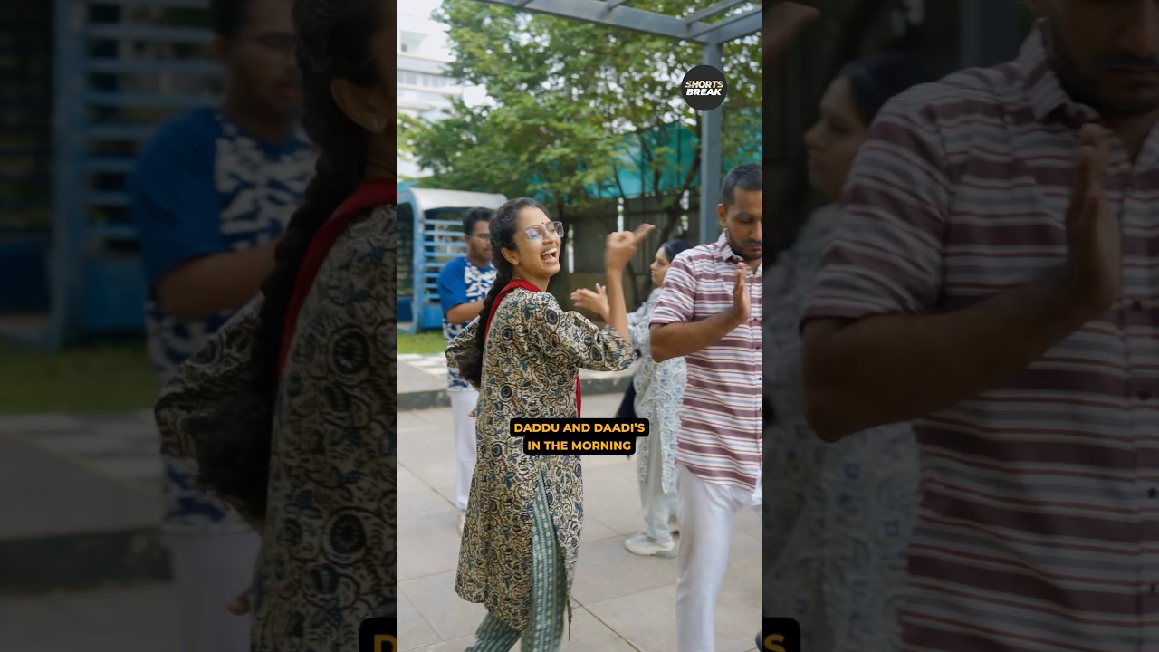 Daddu & Daadi's Morning Workout 😂 | Shorts