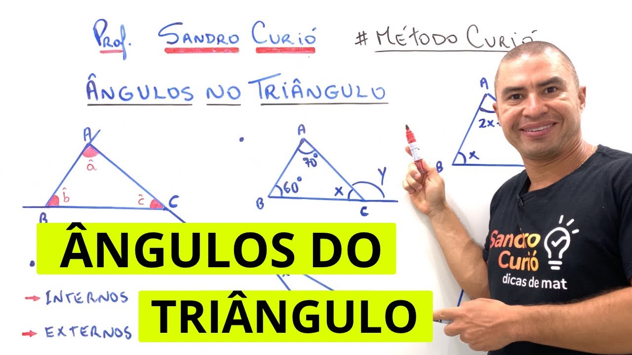 Ângulos do Triângulo: Internos e Externos 📐