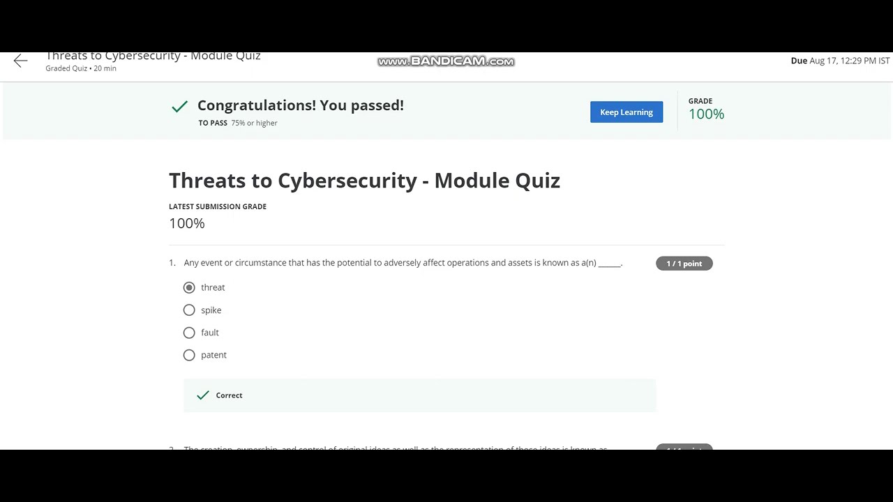 Master the Foundation of Cybersecurity with Coursera Week 3 Solutions – Get Certified! 🔐