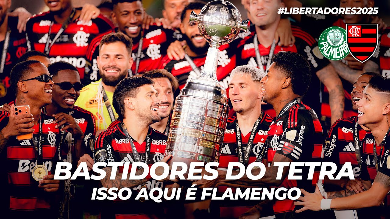 Bastidores do Tetra: Flamengo x Palmeiras 🏆