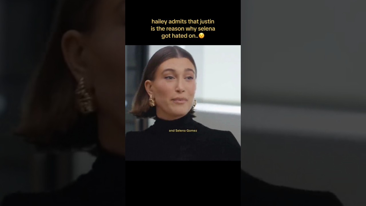 Hailey Bieber talking about selena#justinbieber#selenagomez#haileybieber#kendalljenner#kyliejenner