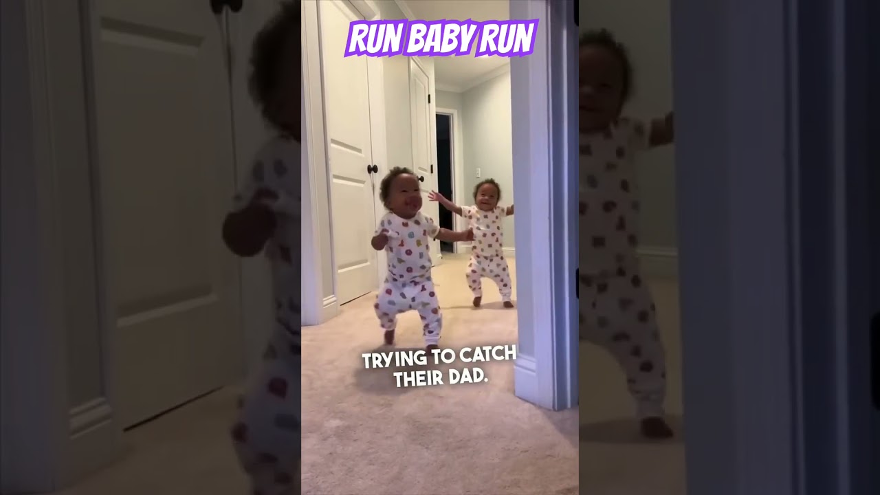 Baby's Run: Family Triplets on the Move 🏃‍♀️