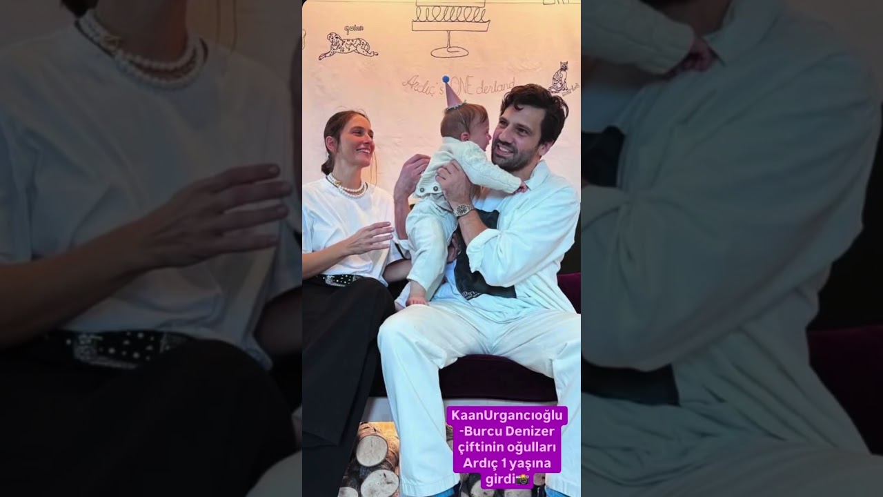 Kaan Urgancıoğlu ve Burcu Denizer'in Oğulları Ardıç 1 Yaşında 🎉