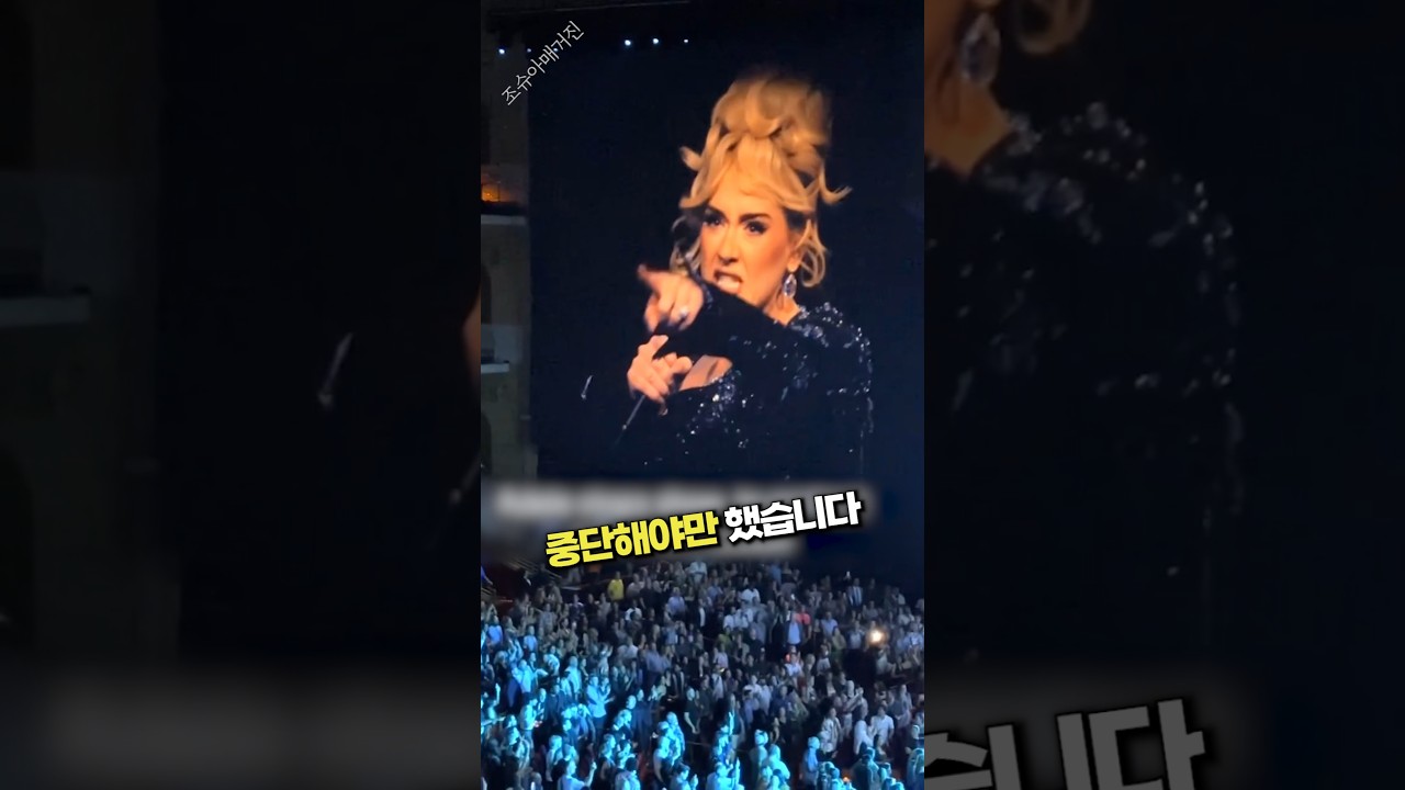 아델, 팬과의 충돌 후 감정 폭발 😲