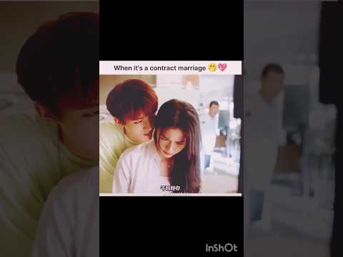When it's a contract marriage🫢💖❣️#koreanmixhindisongslovestory #cdrama #love #sad #song#bts #couple