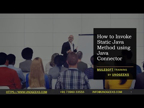 MuleSoft Training | MuleSoft Java Connector Invoke Static Example | MuleSoft Tutorial For Beginners