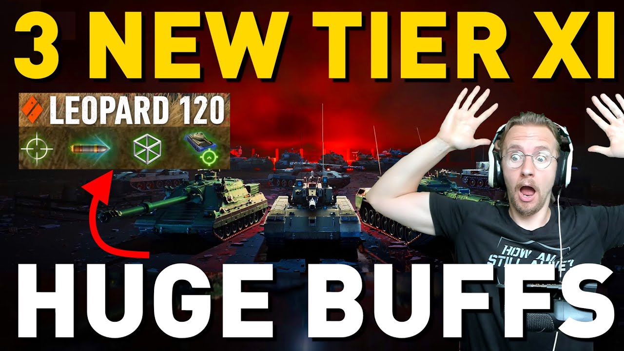3 New Tier XI Tanks & Major Buffs in WoT 🚀
