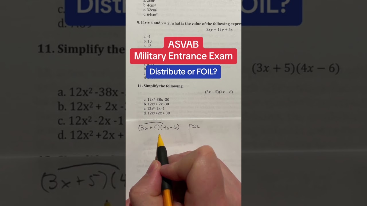 ASVAB Math Prep Walkthrough #11 📊