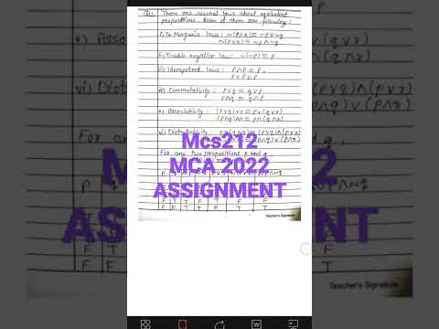 mcs212, discrete mathematics, MCA 2022, full video will upload soon , stay connected